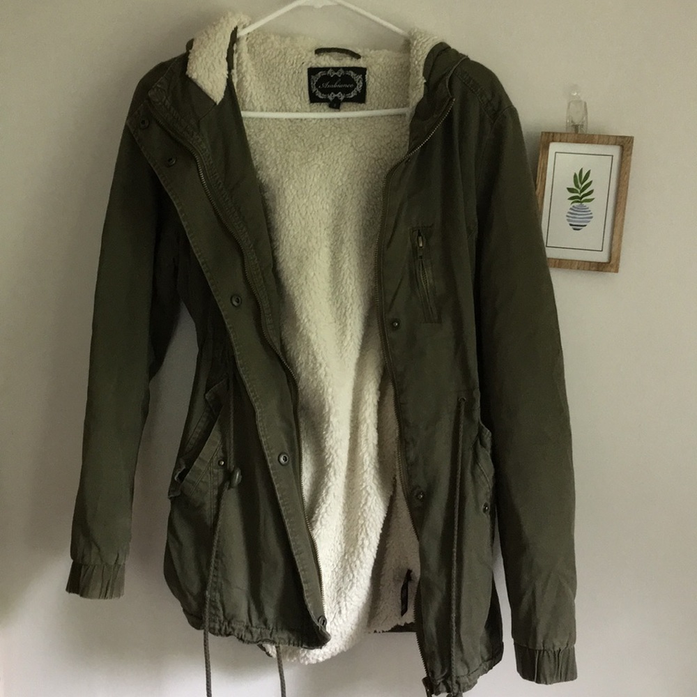 Ambiance green jacket. Rarely worn